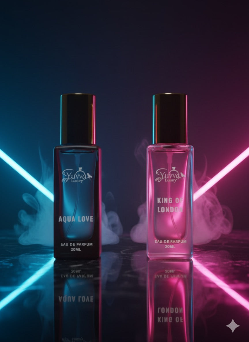 Yuvva Luxury Long Lasting Unisex Perfume Gift Set of 2