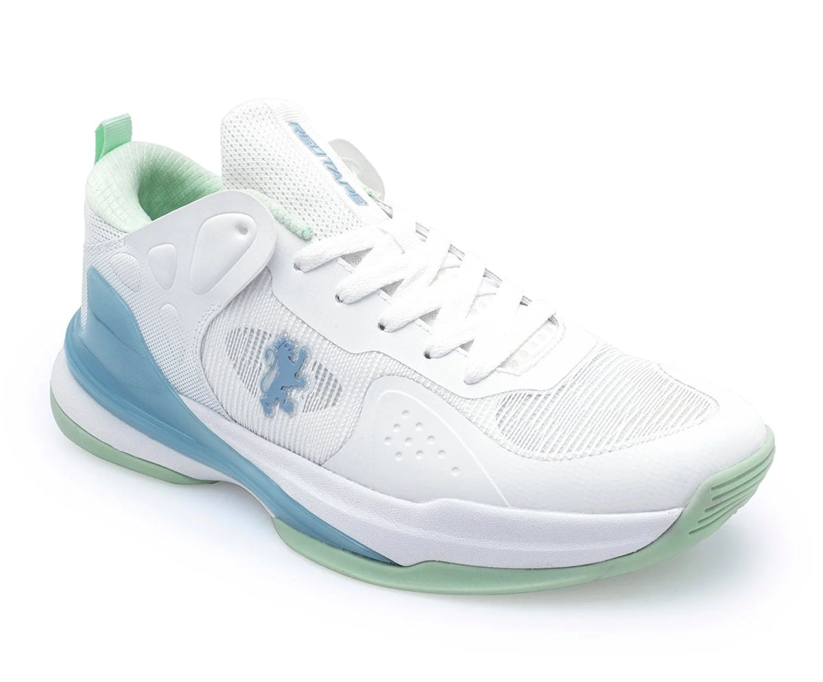 Premium Mint & White Athletic Basketball Sneakers – High-Traction Support with TPU Heel Counter