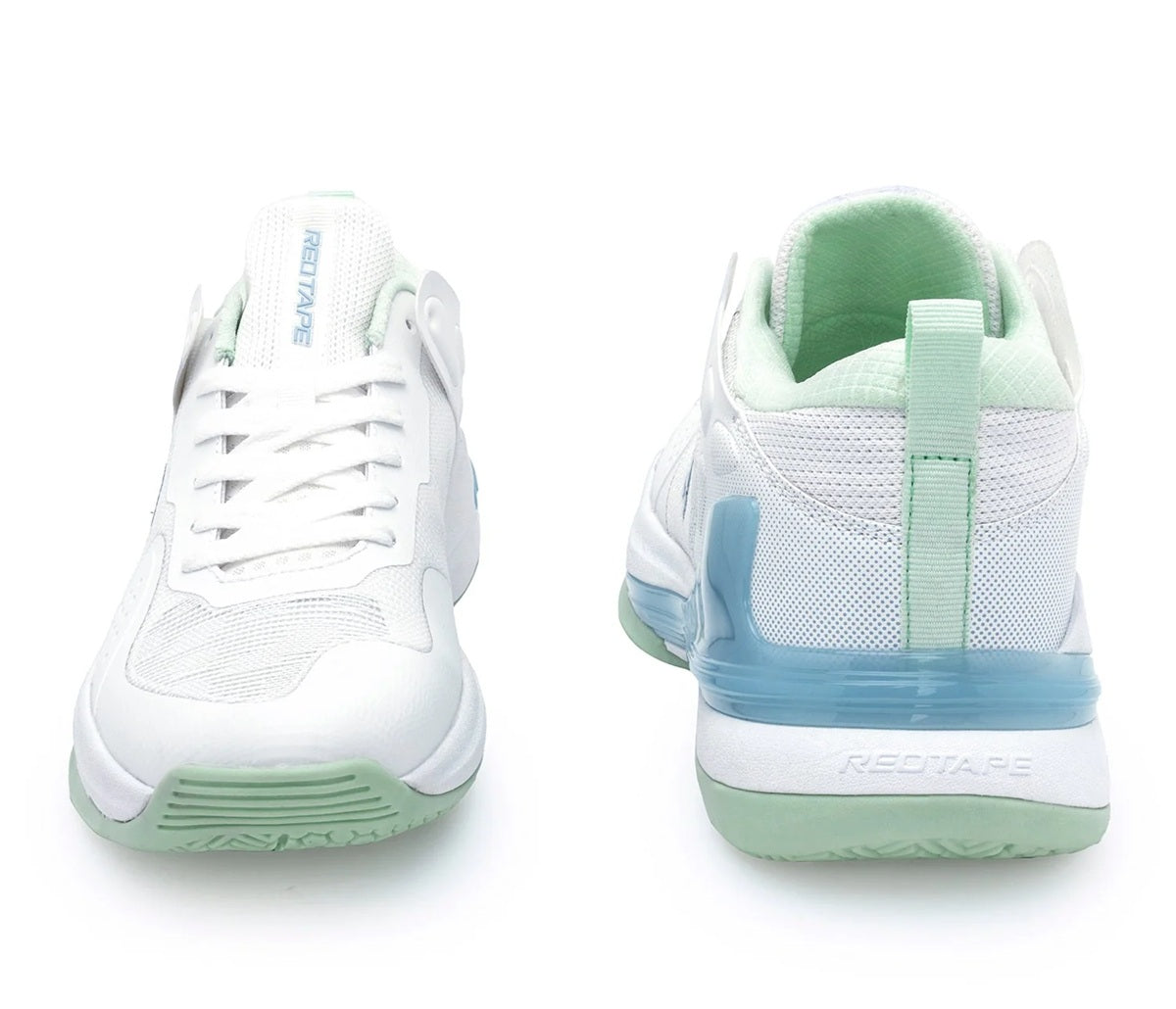 Premium Mint & White Athletic Basketball Sneakers – High-Traction Support with TPU Heel Counter