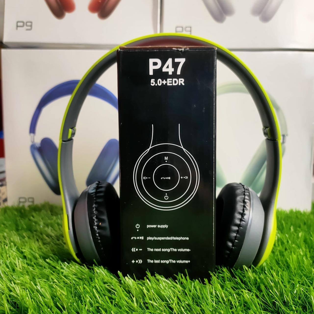P-47 Popular Wireless Headset with Mic for Gaming and Movies 26 Bluetooth  headphone