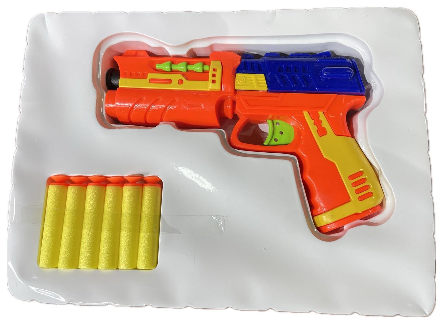Blaze Storm Gun - High-Power Foam Dart Blaster with Rapid Fire Action Armor Sets