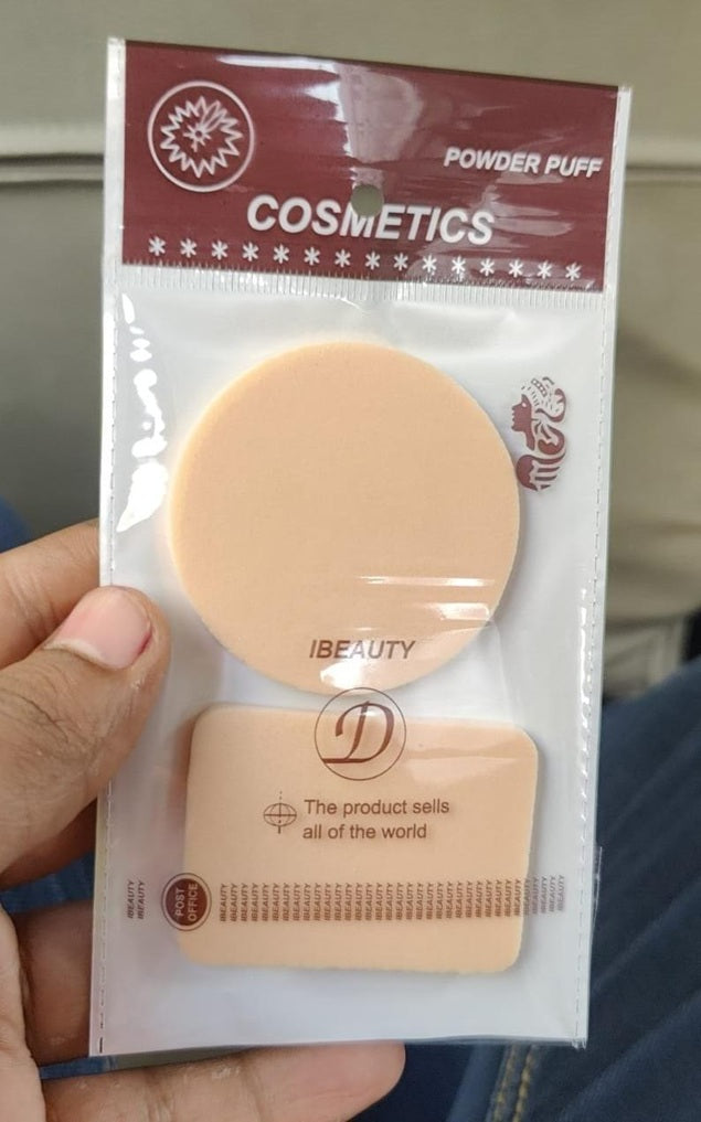 Cosmetic Powder Puff Make-up sponge | suitable for practising eyelash fanning