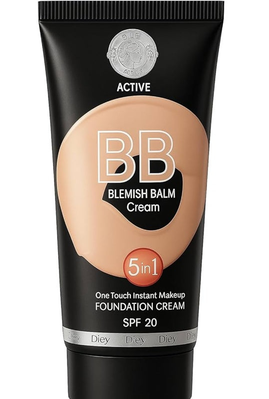 Active BB Blemish Balm Cream, 5-in-1 Foundation with SPF 20, One Touch Instant Makeup