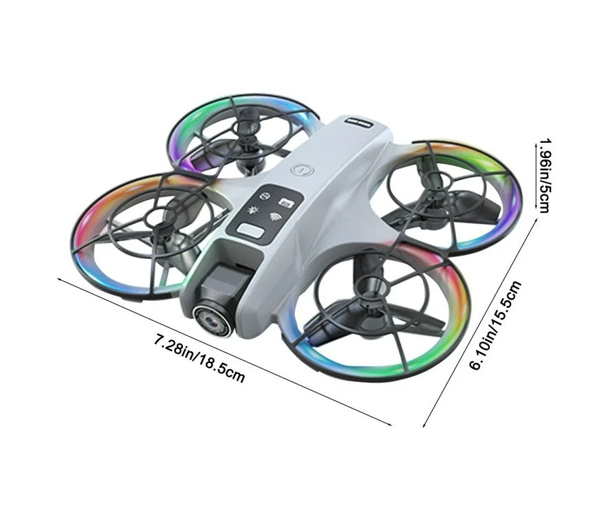 DJW P6 Max Drone – Smart RC Quadcopter with 4k Camera, LED Lights & Optical Flow