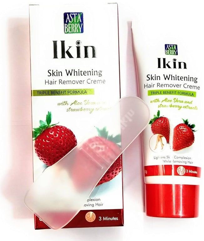 ASTA BERRY Ikin Skin Whitening & Diamond Hair Remover Creme