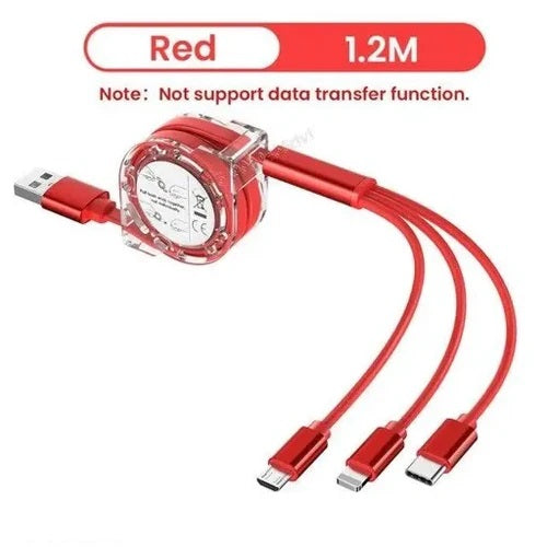 3in1 Retractable Cable