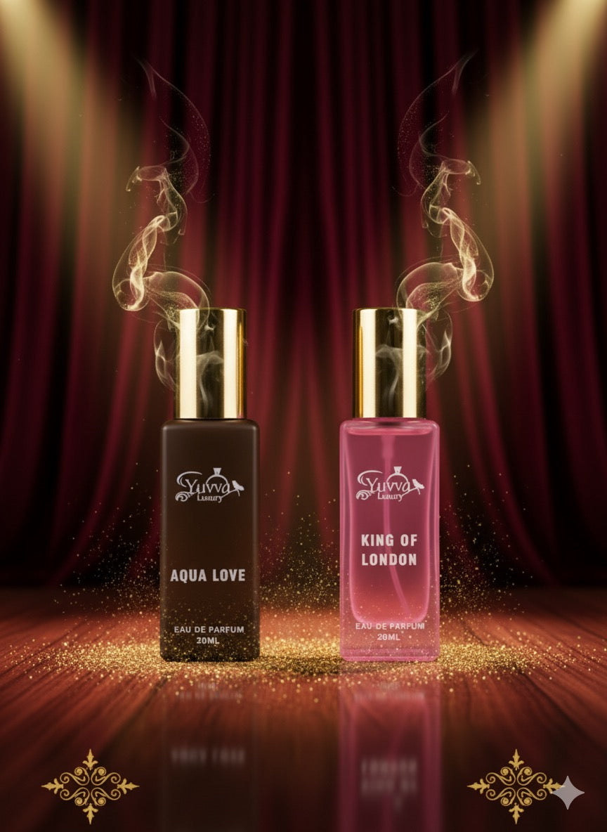 Yuvva Luxury Long Lasting Unisex Perfume Gift Set of 2