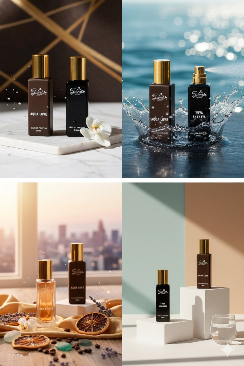 Yuvva Luxury Long Lasting Unisex Perfume Gift Set of 2 ( AQUA LOVE, YUVA SHANAYA )