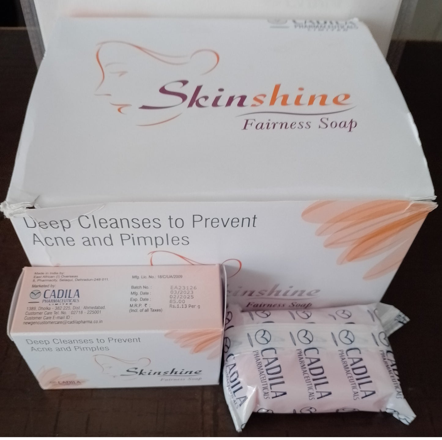 SkinShine Fairness Soap To Deep Cleanses To Prevent Acne And Pimples (75g)