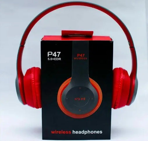 P-47 Popular Wireless Headset with Mic for Gaming and Movies 26 Bluetooth  headphone