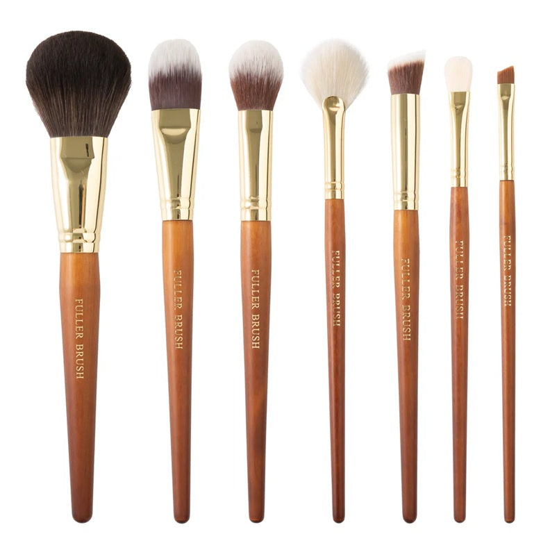 PCS Professional Makeup Brush ( Set of 7 ) , Travel Size Cosmetic Brushes Kit for Face Foundation Blush Eye