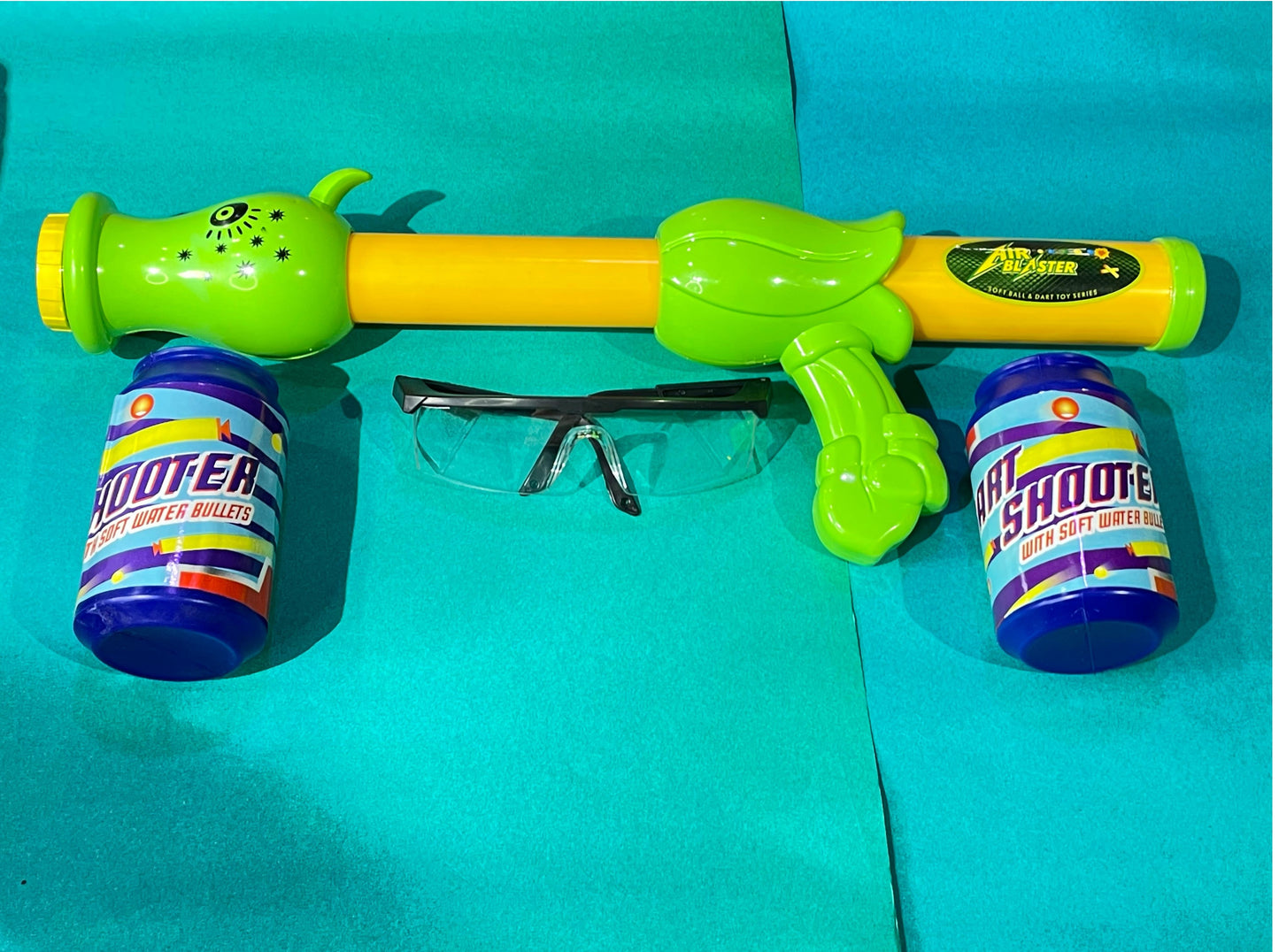 Sharp Shooter  – Air Pressure Foam Balls Shooting 2 in 1 Gun Toy Set, Soft Ball Air Shooting Gun, Toy Gun Set with  Soft Balls for Kids,