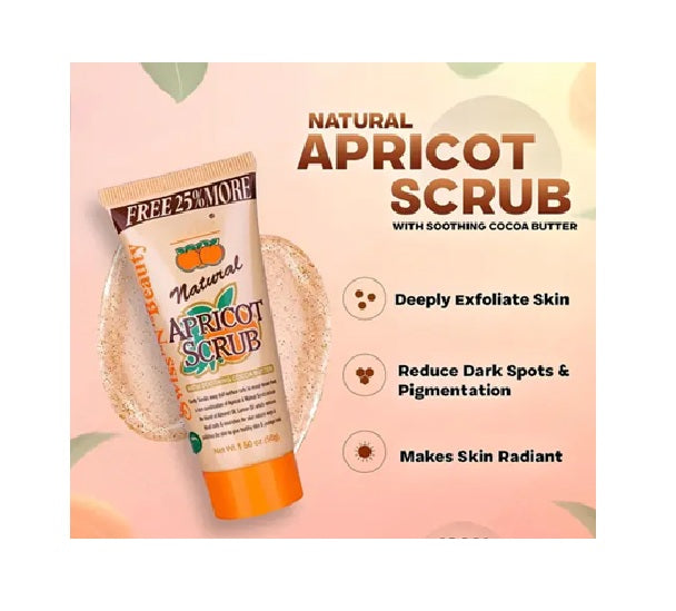 Apricot Scrub Leaves Your Skin Fresh and Alive pack of 1