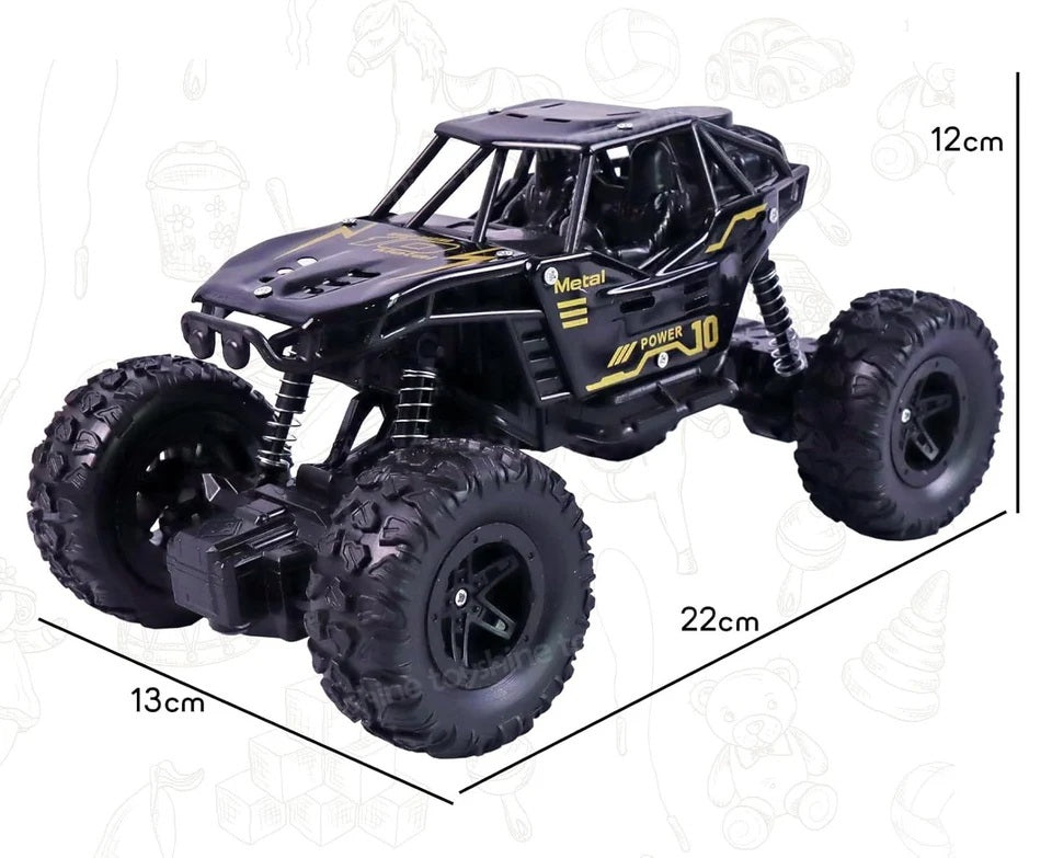 NHR Remote Control car with Mist Smoke Spray Function and Attractive Lights, Rock Crawler 45° Climbing Angle, Rechargeable High Speed Off-Road Monster Truck Rock Climbing Car Toy