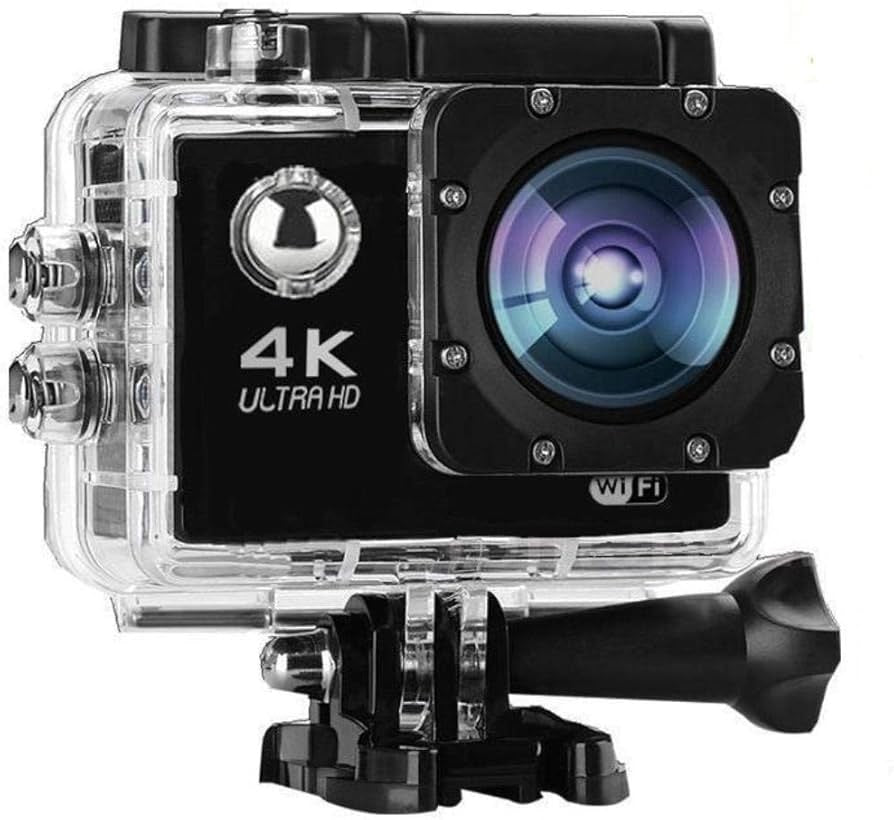 4K Ultra HD Mini Action Camera 2.0inch Screen WiFi Remote Control Underwater Waterproof Helmet Video Recording Cameras Sport Cam