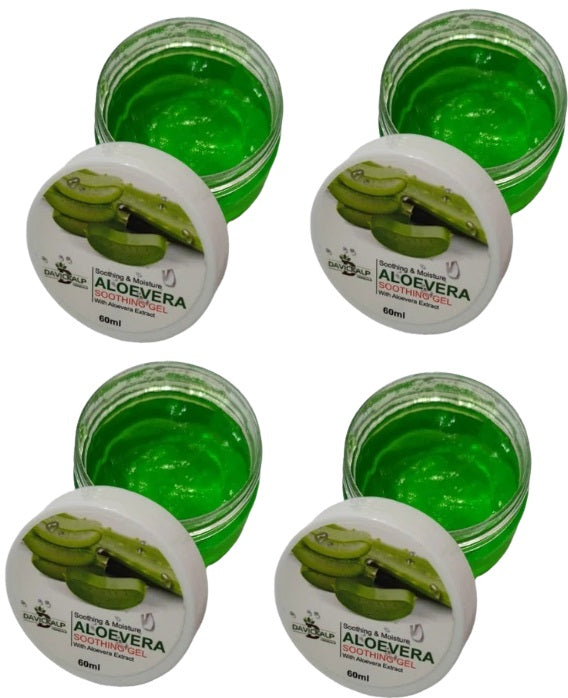 4 PC ALOVERA SOOTHING GEL