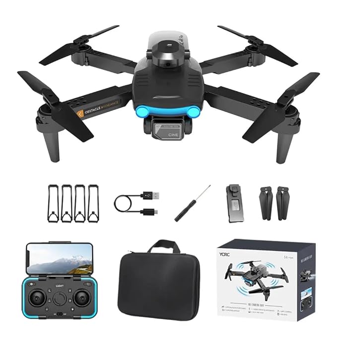 Welko-Drone-with-4K-Camera-WiFi-FPV-1080P-HD-Dual-Foldable-RC-Quadcopter-Altitude-Hold-Headless-Mode-Hight-Hold-Multicolor