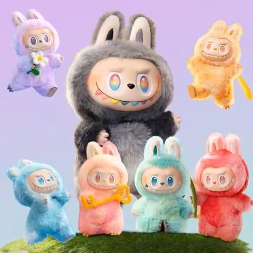3PC Labubu Doll Character Action Figure Design Collectible Toys Home Decorations The Monsters Big Energy Series Blind Labubu Doll Box Cute Toy Decor Gift