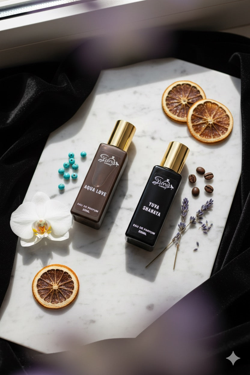 Yuvva Luxury Long Lasting Unisex Perfume Gift Set of 2 ( AQUA LOVE, YUVA SHANAYA )