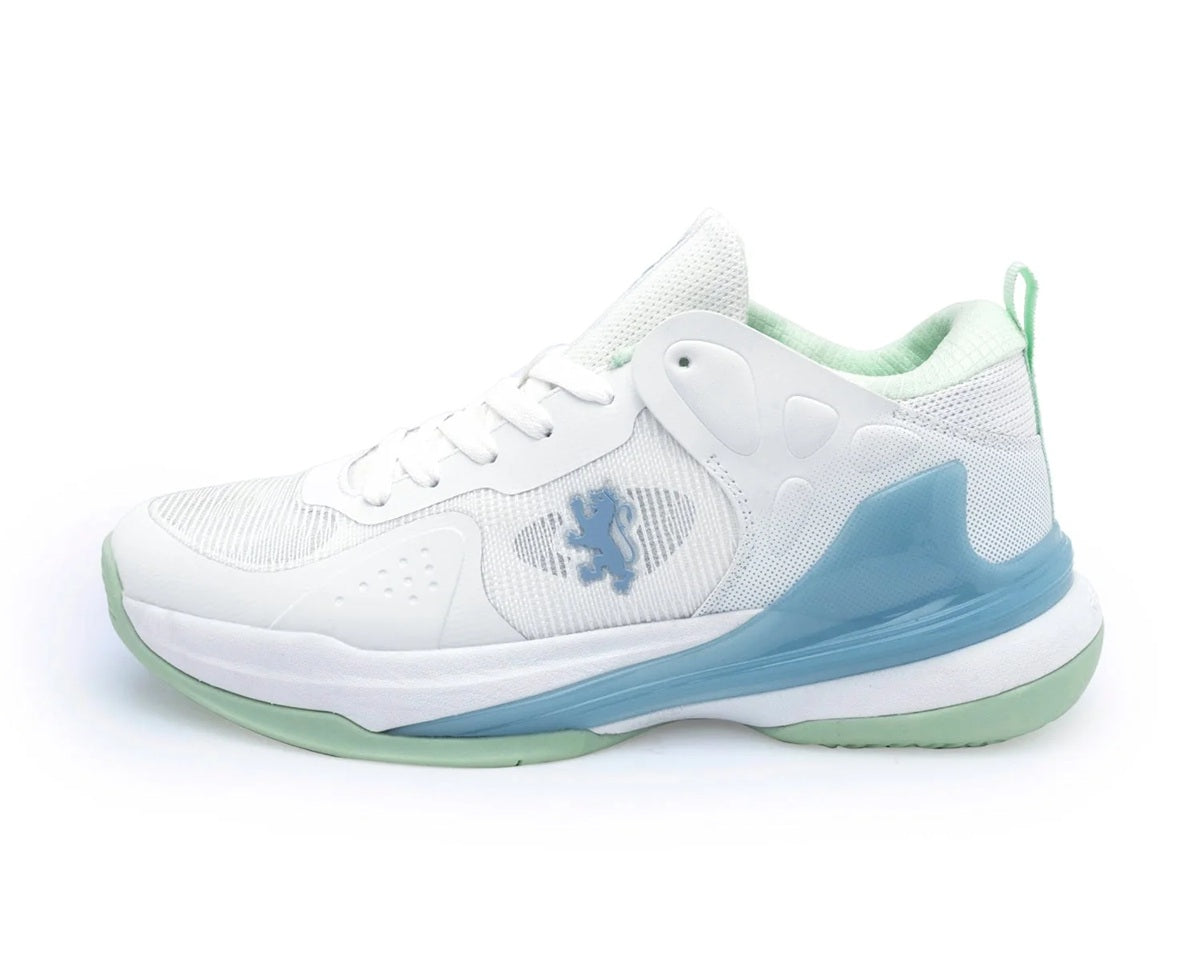 Premium Mint & White Athletic Basketball Sneakers – High-Traction Support with TPU Heel Counter