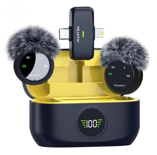 k31 pro Professional Wireless Magnetic Mic for iOS/Android Phone with 3-Lv Noise Cancel Microphone