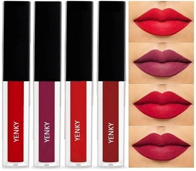 OBN BEAUTY Minis Matte Lip Color | Non-Transfer, Waterproof, Smudge-Proof, Long-Lasting Mini Lipsticks | High-Pigment Matte Finish for Women | Lipstick Set ( Pack of )