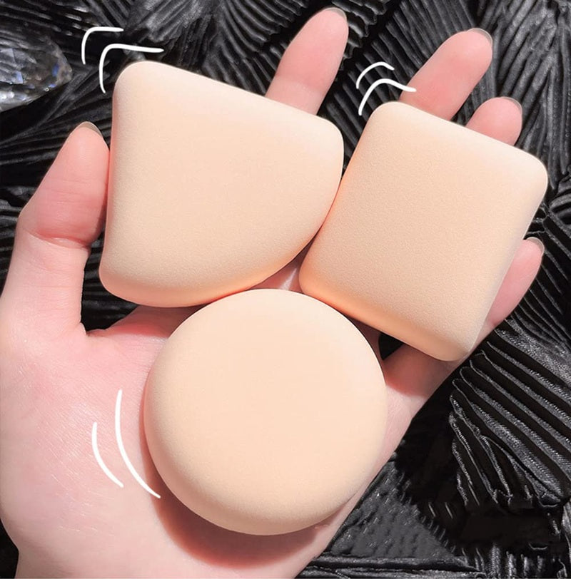 CALIST Makeup Sponge & Makeup Puff Set,6 In 1 Beauty Blender Powder Puff Sponge (Multicolor) - Pack of 1