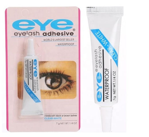Premium Eyelash Adhesive - Secure and Long-Lasting Lash Glue for Perfect Lashes | Waterproof False Eyelash Extension Glue - Secure Lash Adhesion (1, Transparent)