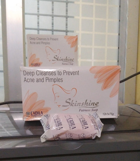SkinShine Fairness Soap To Deep Cleanses To Prevent Acne And Pimples (75g)