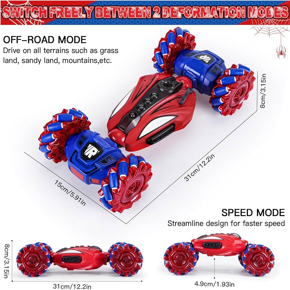Rc Car 4Wd Radio Control Stunt Car Gesture Induction Twisting Off-Road Vehicle Climb Crawler Cars Toys For Girls Boys 3-6 Years