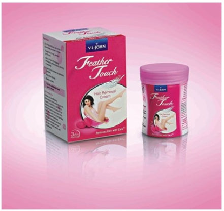 New Feather Touch Hair Removal Cream Rose & Aloe Vera Normal Skin