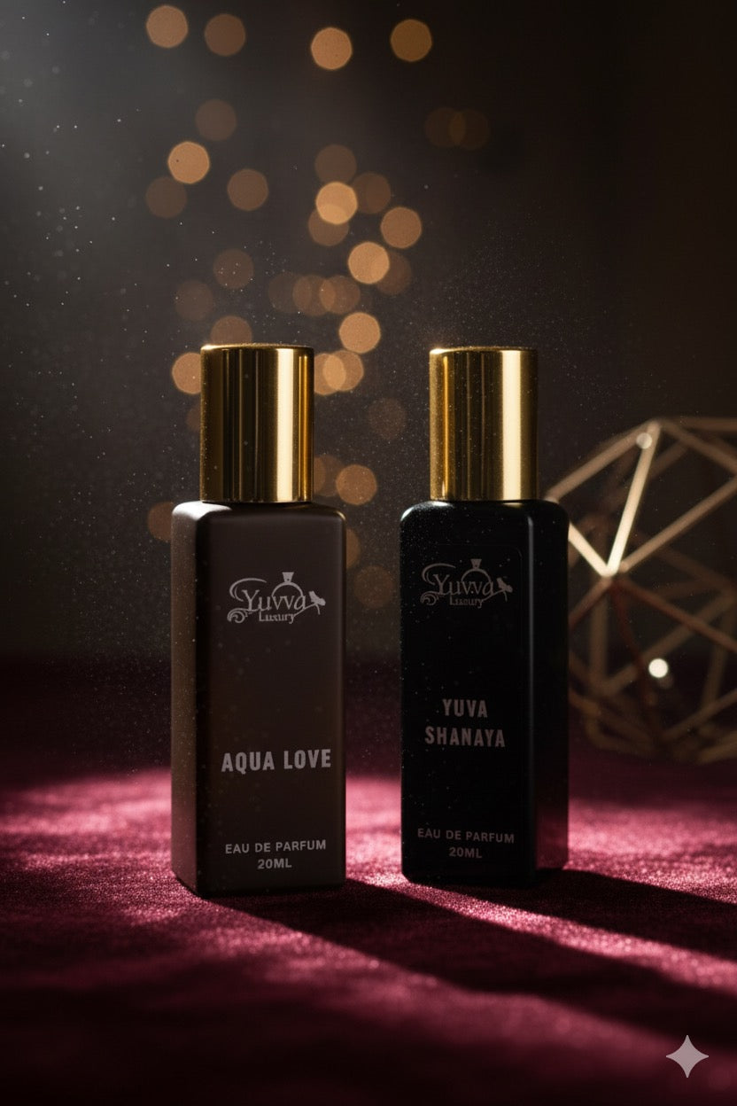 Yuvva Luxury Long Lasting Unisex Perfume Gift Set of 2 ( AQUA LOVE, YUVA SHANAYA )