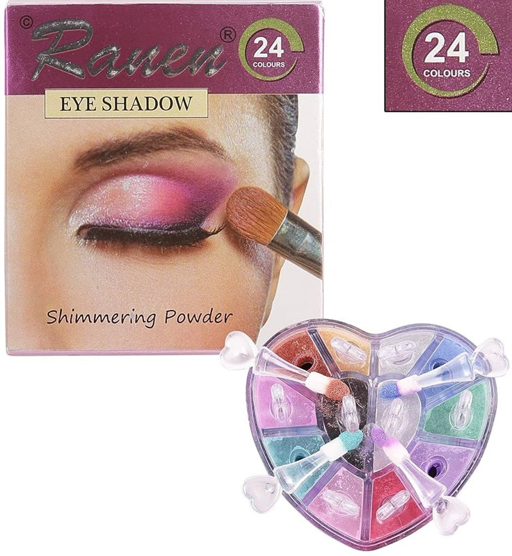 Ranen Professional Eye Shadow Shimmering Powder 24 Colors