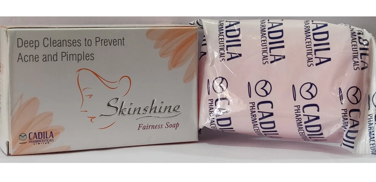 SkinShine Fairness Soap To Deep Cleanses To Prevent Acne And Pimples (75g)