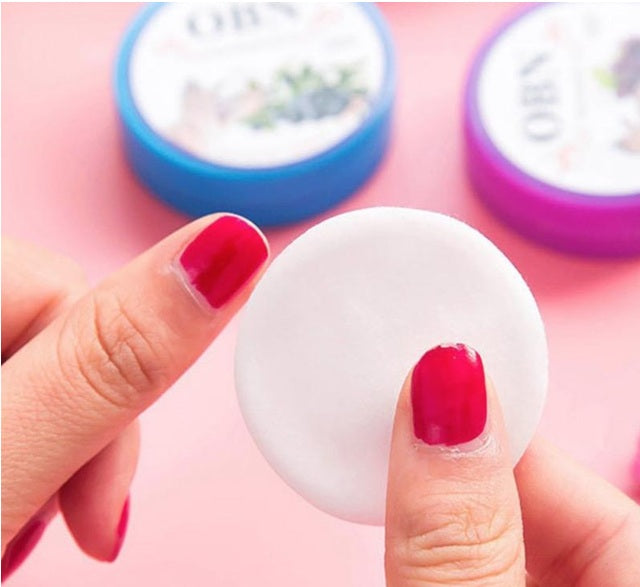 Obn Nail Polish Remover Fruit Natural Armor Towel Tissue Wipes