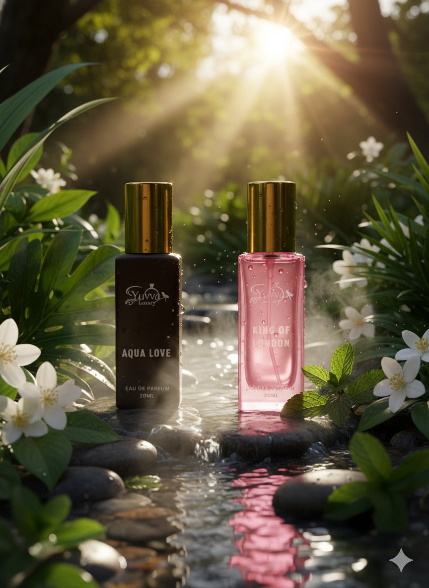 Yuvva Luxury Long Lasting Unisex Perfume Gift Set of 2