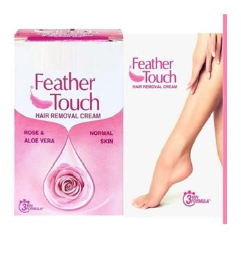 New Feather Touch Hair Removal Cream Rose & Aloe Vera Normal Skin
