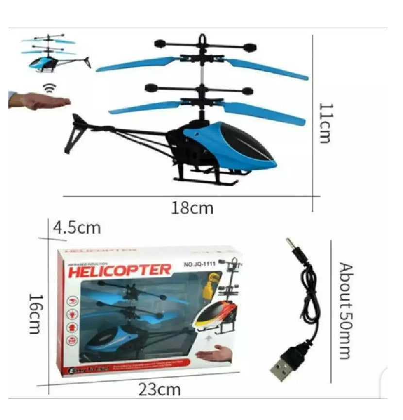 Remote Control Plastic Helicopter Toy for Kids | Gravity Sensor Battery Chargable Toy Helicopter