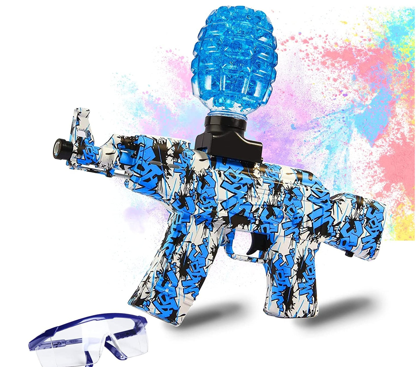 Electric Gel Ball Blaster, AKM-47 Gel Ball Blaster Automatic, for Outdoor Activities - Shooting Team Game