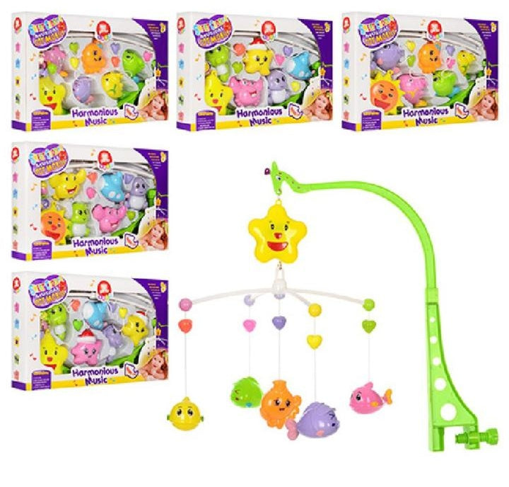 Galactic New Sweet Cuddles Harmonious Musical cot (6 Pcs Set(3 Design)  (Multicolor)