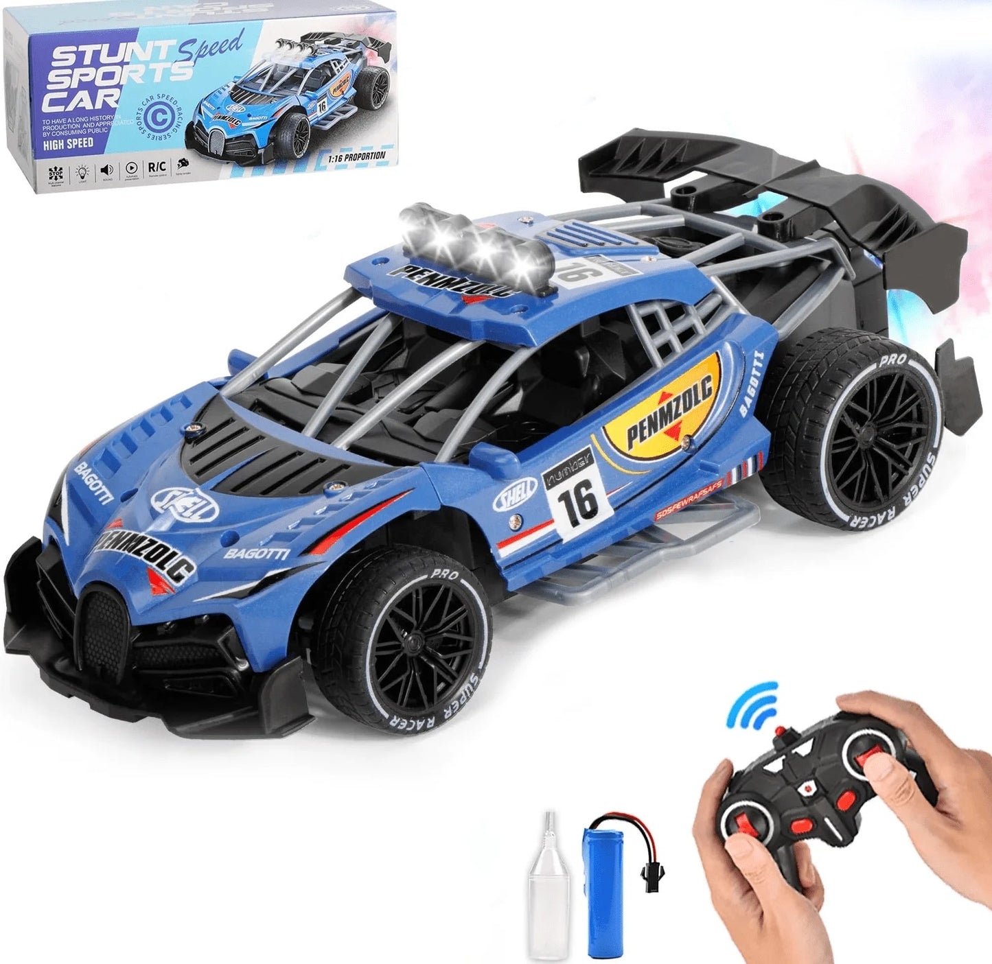 RC Car 1:12 High-Speed 4WD 2.4G Electric Car with Remote Controller RC Off-Road Car