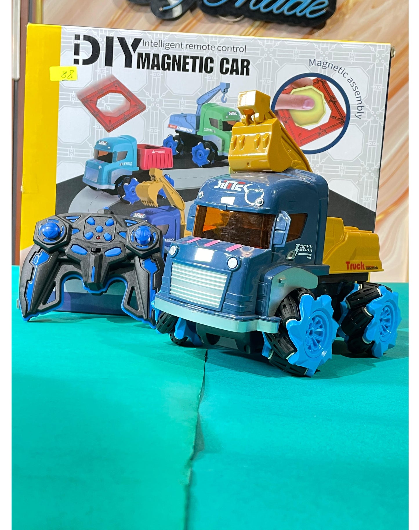 DIY Magnetic Car Intelligent Remote Control Truck