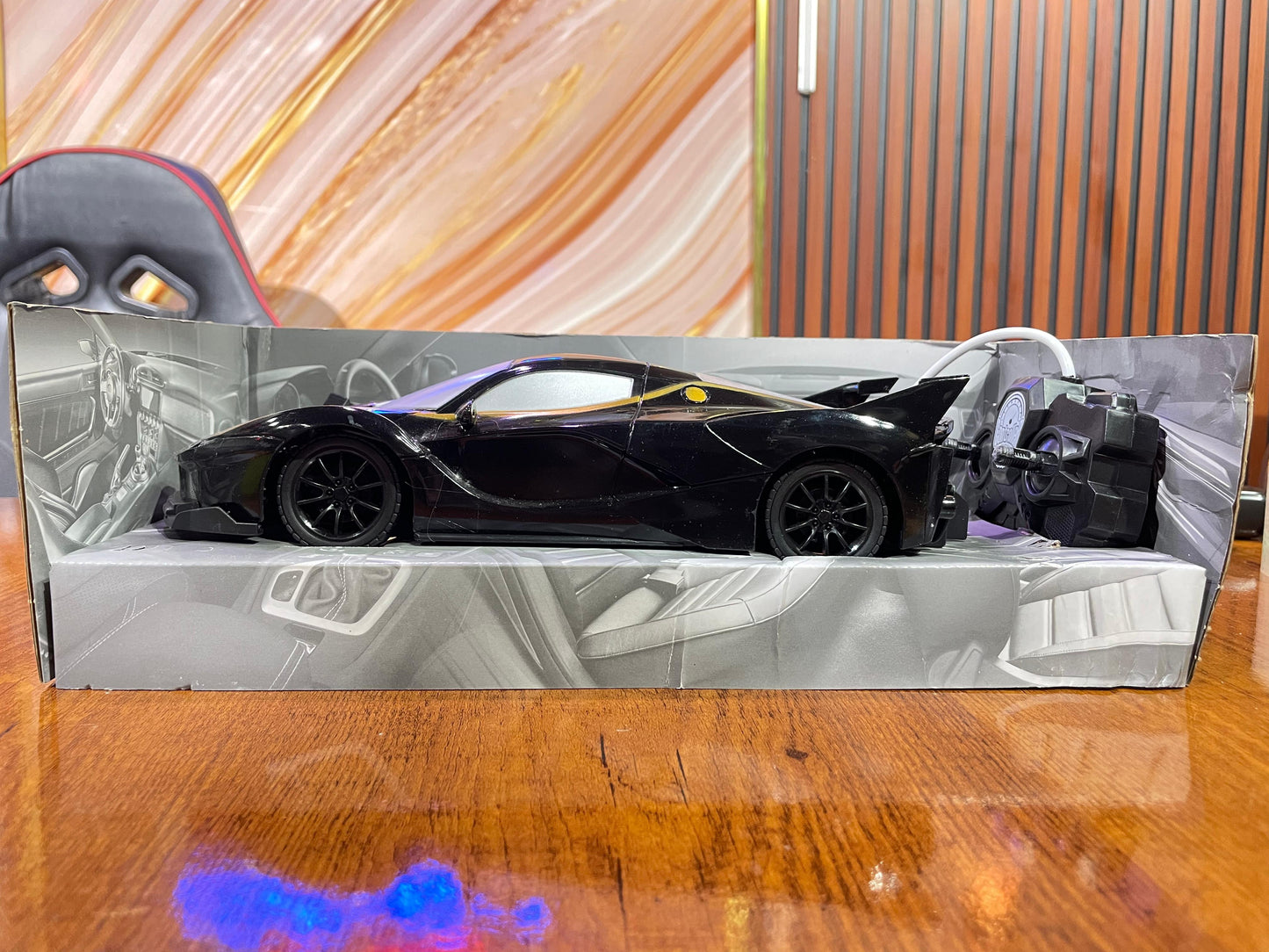 Speed Remote Control Cars 1:16 Scale RC Drift Car 2.4Ghz 30KM/H High Speed 4WD RTR Racing Car with Drift Tires LED Lights 1PCS Rechargeable Batteries RC Sport Cars Toys for Adults Kids Gift,Black