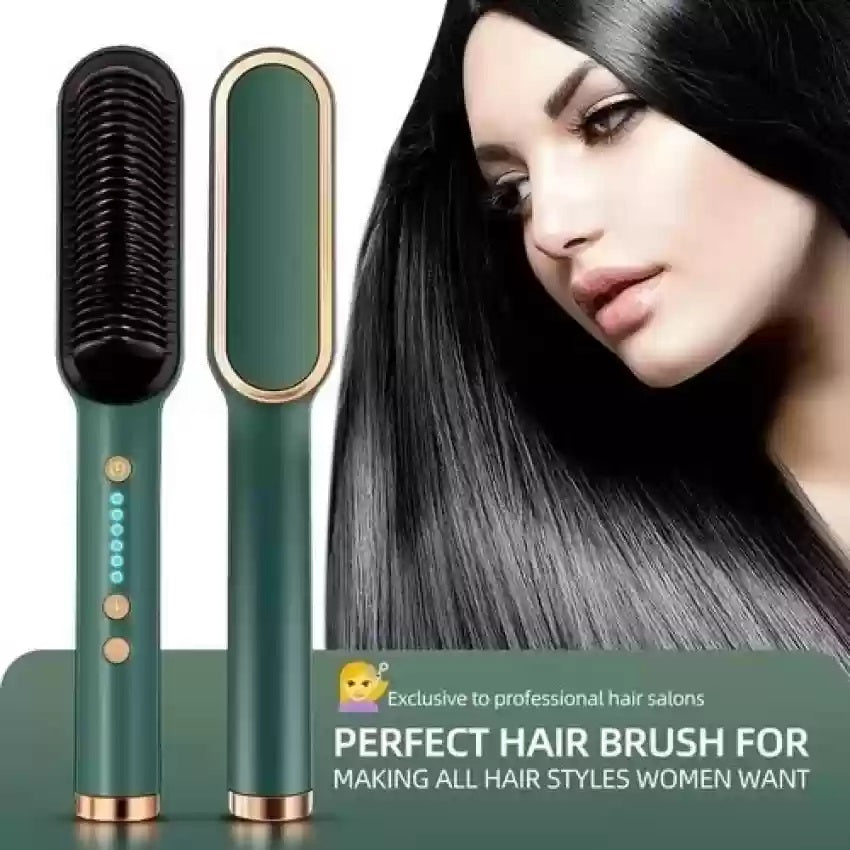 Electric Hair Comb Hair Straightener/Hair Styler Brush-FH-909 (Color May Vary as per Availability)