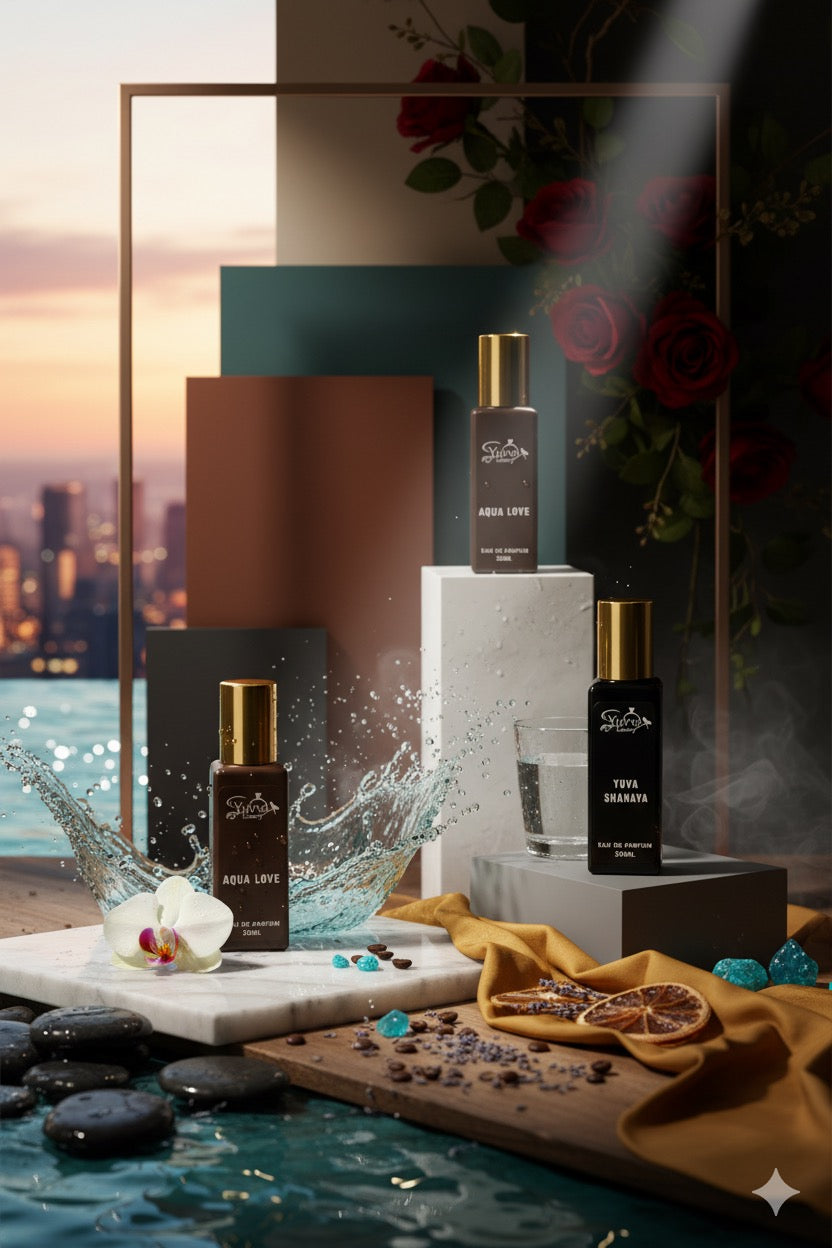 Yuvva Luxury Long Lasting Unisex Perfume Gift Set of 2 ( AQUA LOVE, YUVA SHANAYA )
