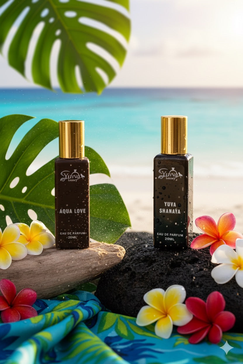 Yuvva Luxury Long Lasting Unisex Perfume Gift Set of 2 ( AQUA LOVE, YUVA SHANAYA )