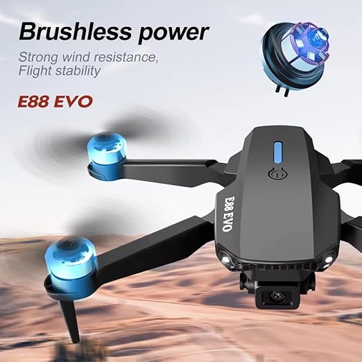 E88-Evo Brushless Motor Foldable Drone