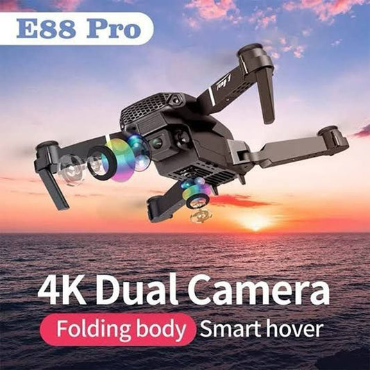 Experience Thrilling Adventures with the E-88 Pro Foldable Drone