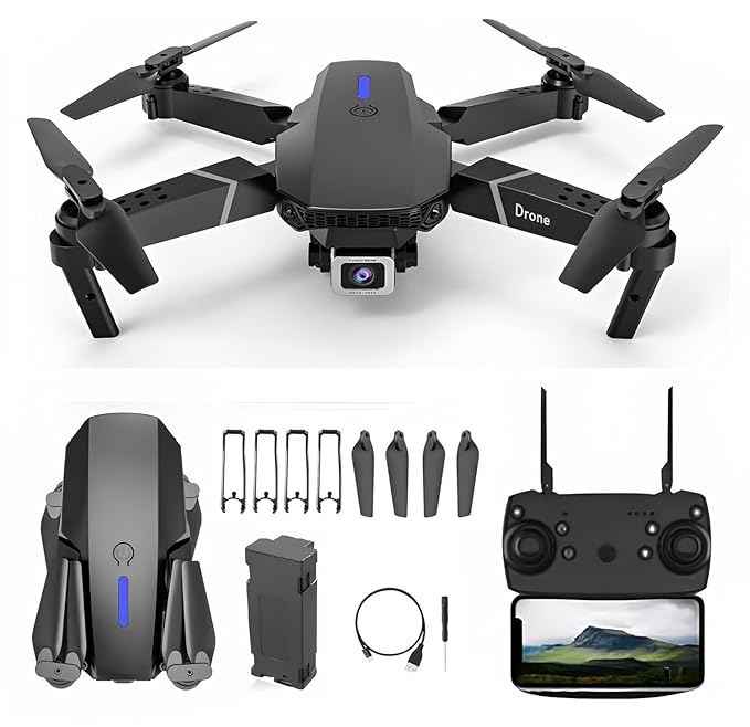 EE-88 Pro Max Foldable Light Weighted Newly Drone