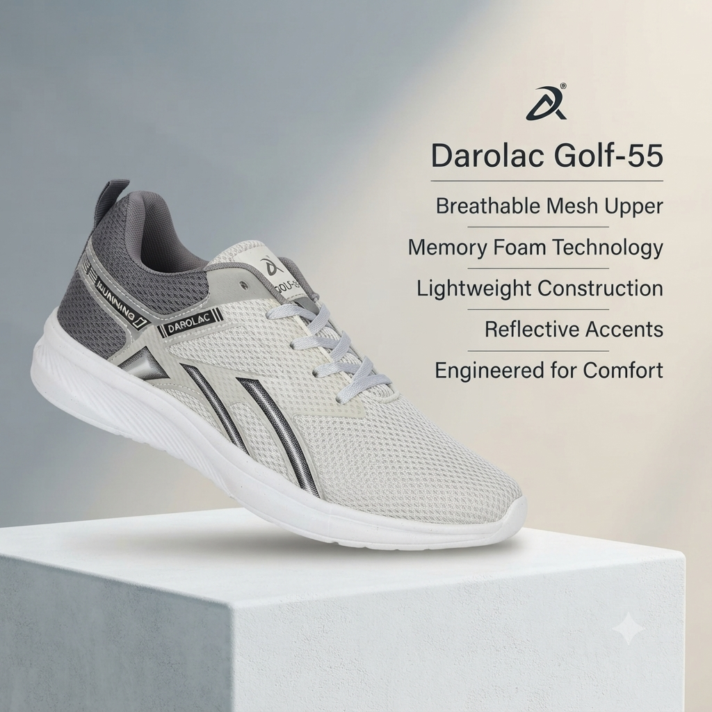 Men's Lightweight Sports Sneakers – Darolac Golf-55 Series